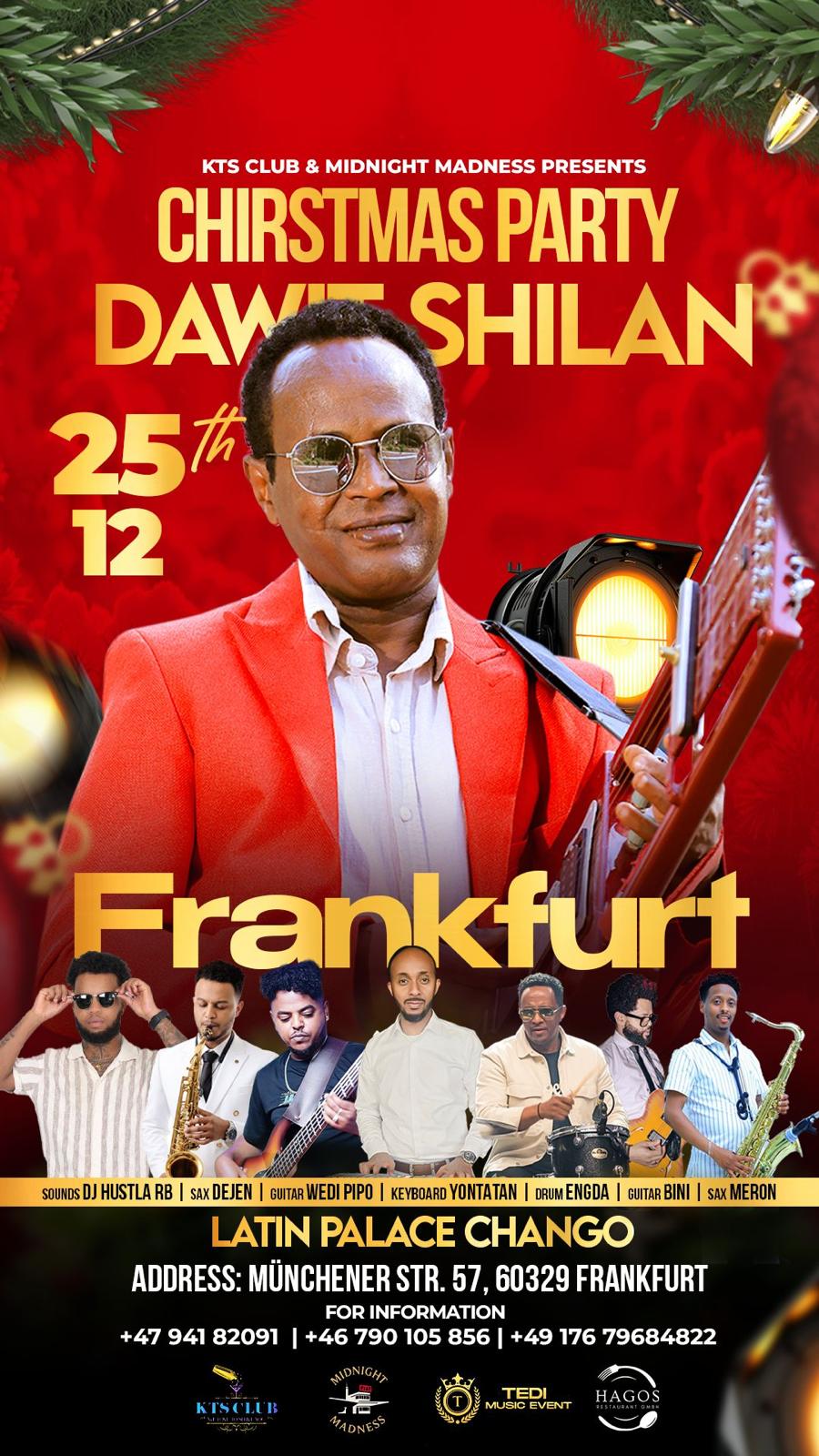TICKET-DAWIT SHILAN, CHRISTMAS PARTY FRANKFURT