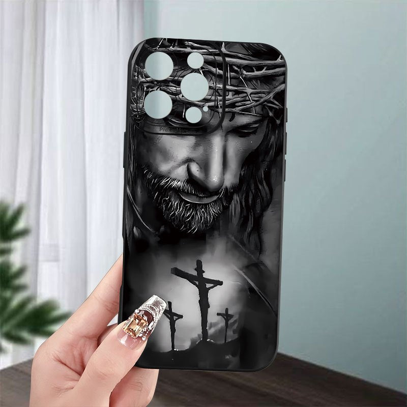 Jesus Pattern Mobile Phone Case