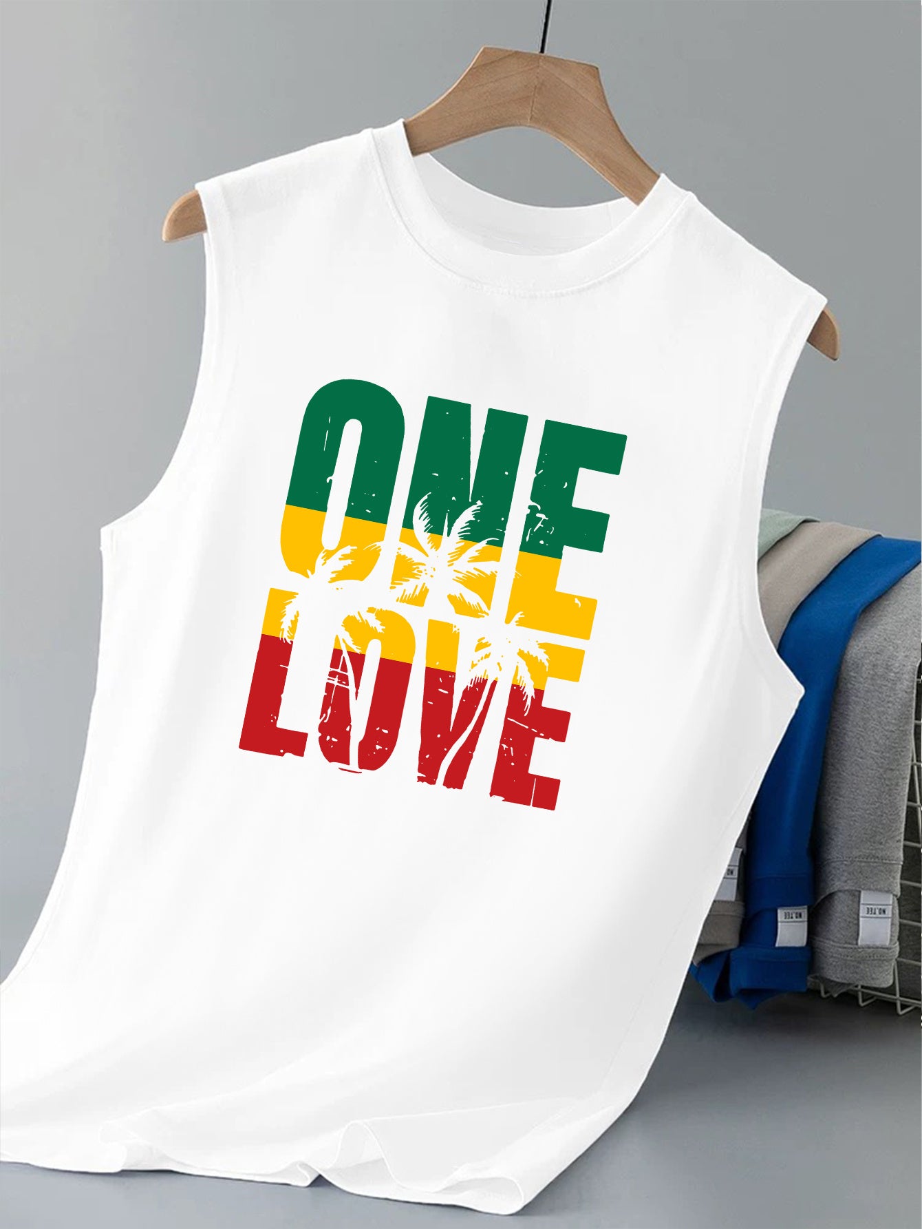 One love, Summer Vest for Men