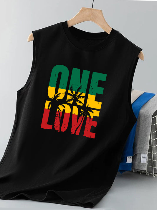 One love, Summer Vest for Men