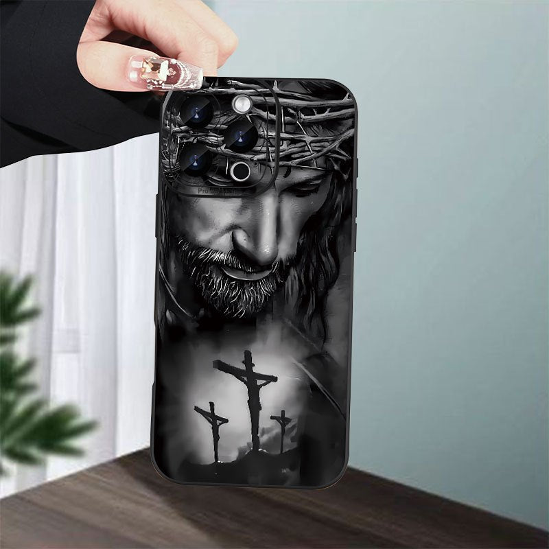 Jesus Pattern Mobile Phone Case