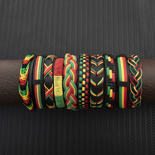 10pcs Handmade Braided Bracelets